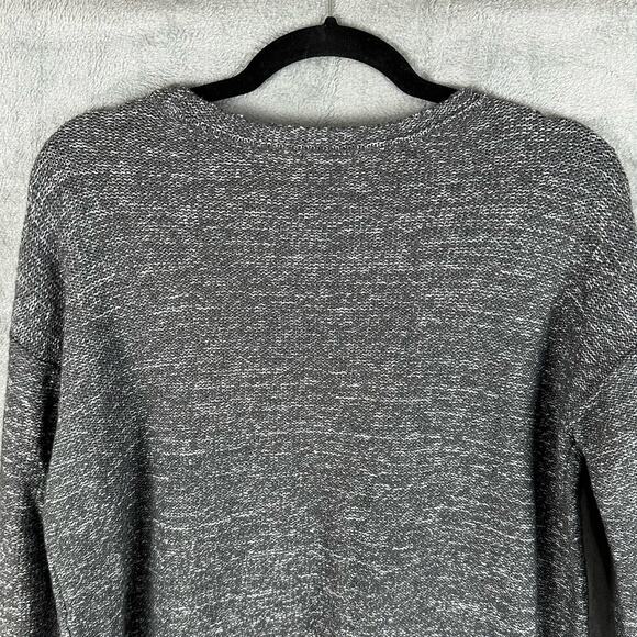 J Jill Sweater Womens Extra Small Gray PureJill Embroidered Knit Boho Artsy Wool - Picture 5 of 14